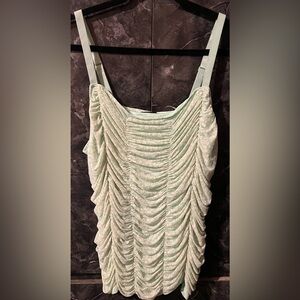Torrid Light Green Ruched Camisole